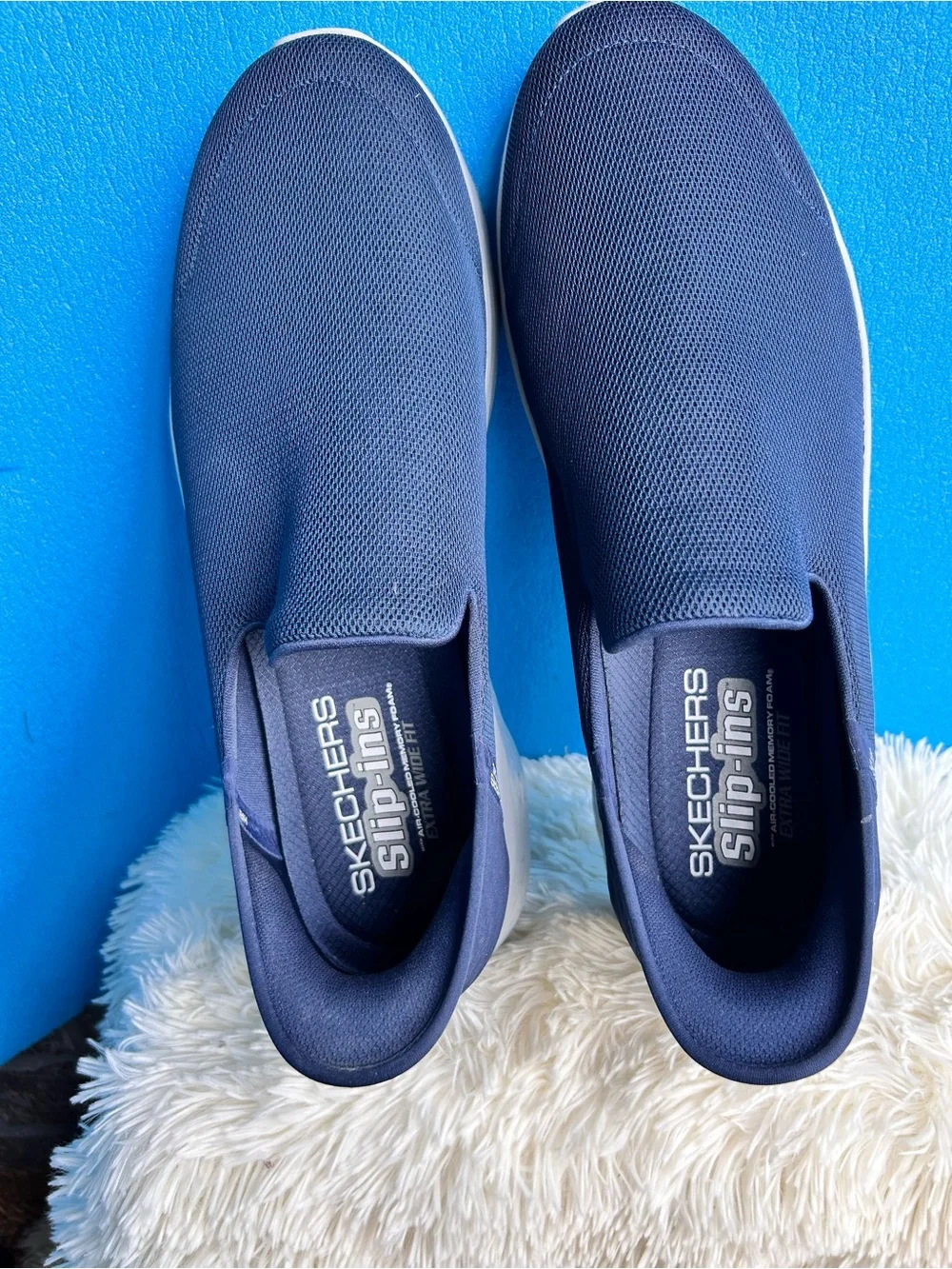 Skechers Men's Navy Slip-On Loafers